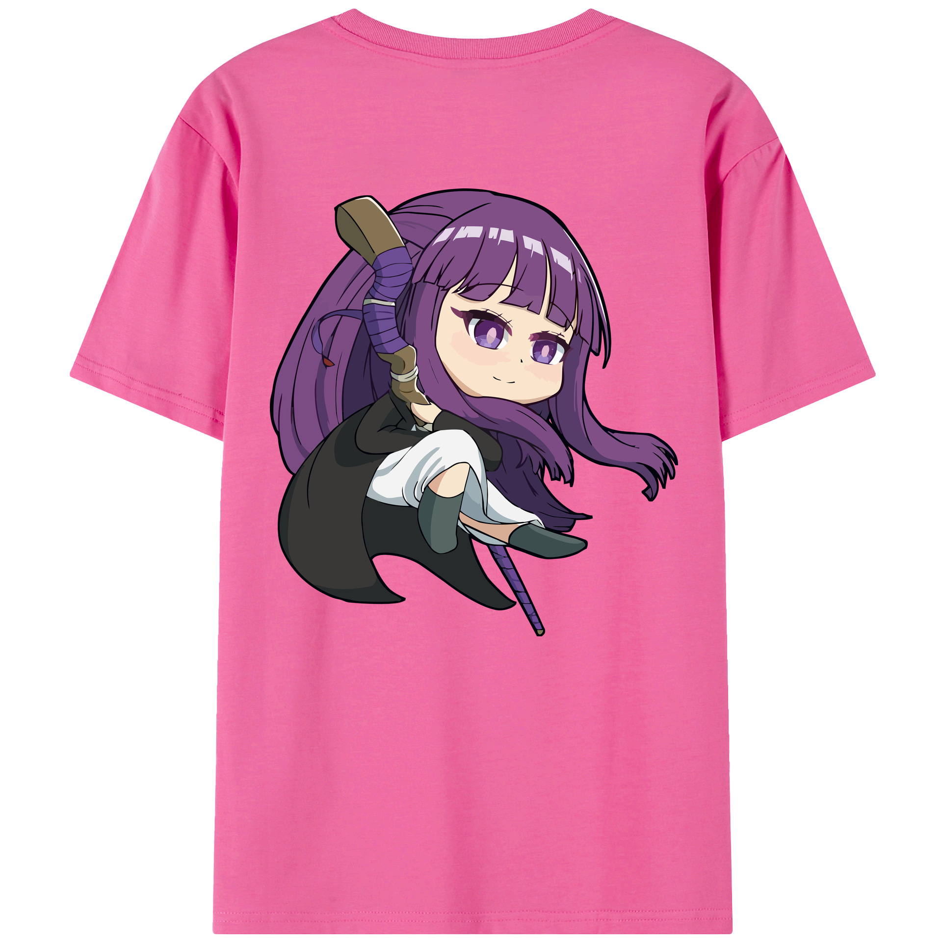 （画像用） 葬送のフリーレン Frieren レディース半袖Tシャツ(バックプリント)